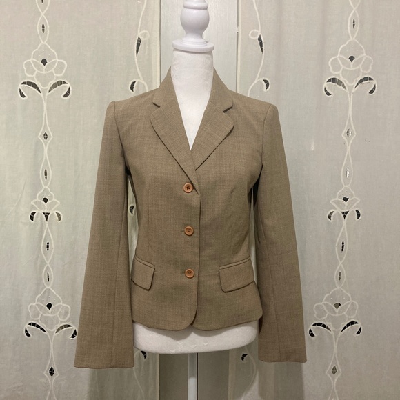 Tan Blazer, Body by Victoria (Victoria's Secre), Size 0 - Picture 1 of 5